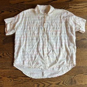 Madewell Courier Shirt in Flecked Rainbow